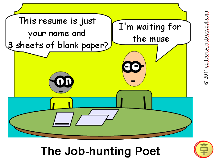 Resume writing cartoons